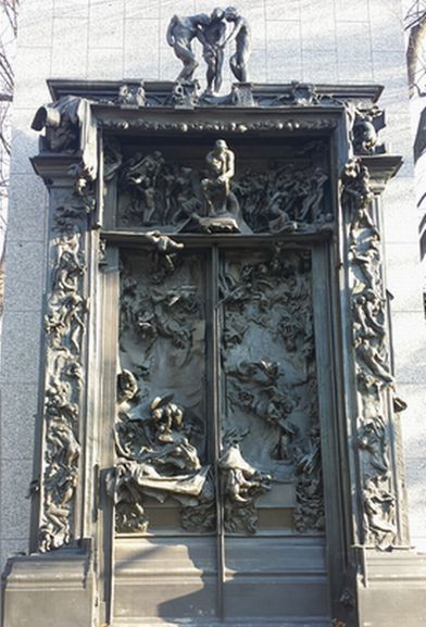 ロダンの彫刻、「地獄の門」です。