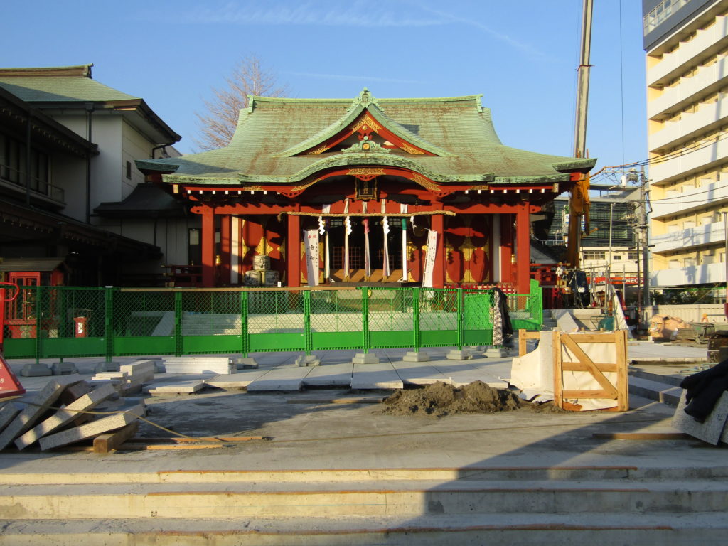 大田区羽田にある、穴守稲荷神社の本殿です。