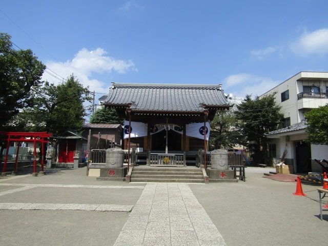 西糀谷３丁目の浜竹神社です。