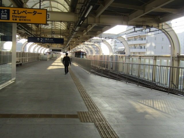 京急蒲田駅の２番ホームです。