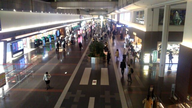 羽田空港の第一ターミナルです。