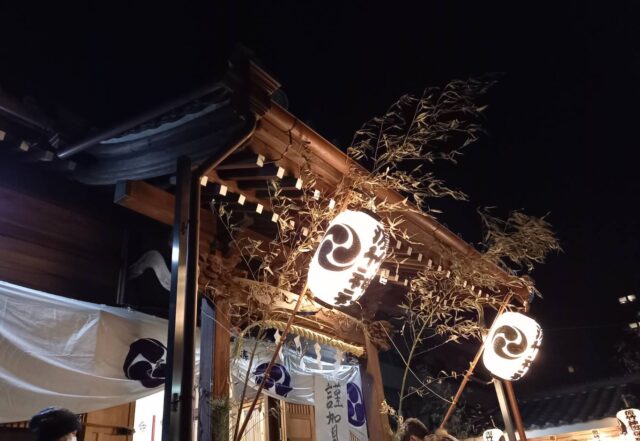 新年の浜竹天祖神社です。