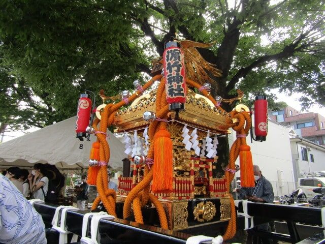 浜竹天祖神社の大人神輿