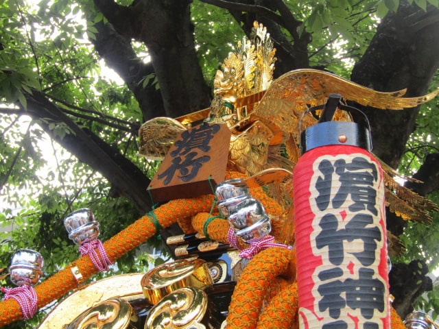 浜竹天祖神社のお神輿