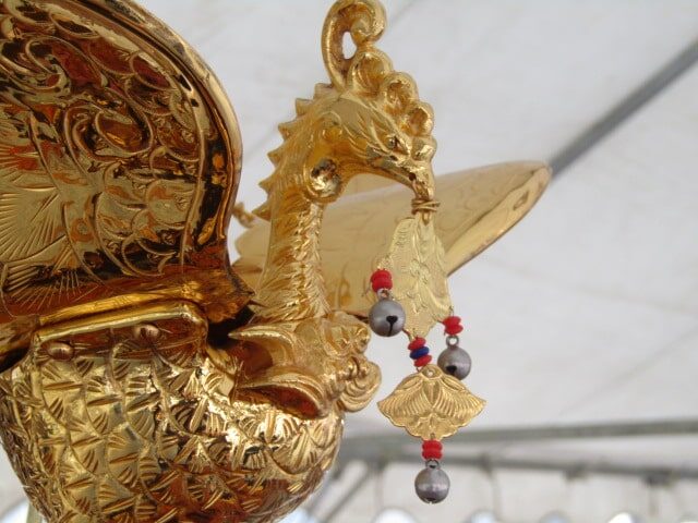 浜竹神社の子供神輿の鳳凰