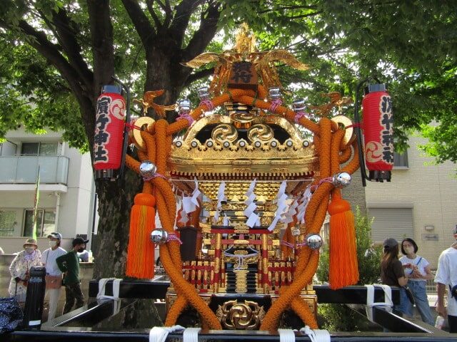 浜竹神社のお神輿