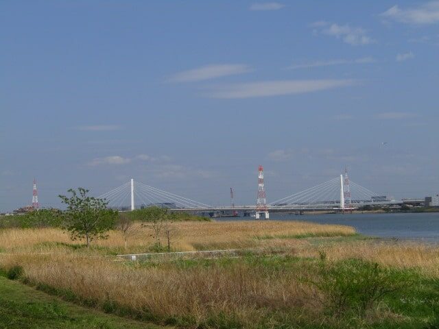 多摩川の大師橋
