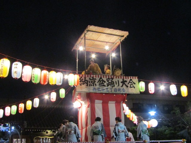 浜竹神社の納涼盆踊り大会