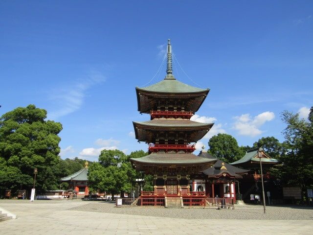 成田山の三重塔