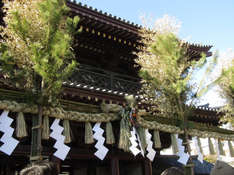 川崎大師のしめ縄